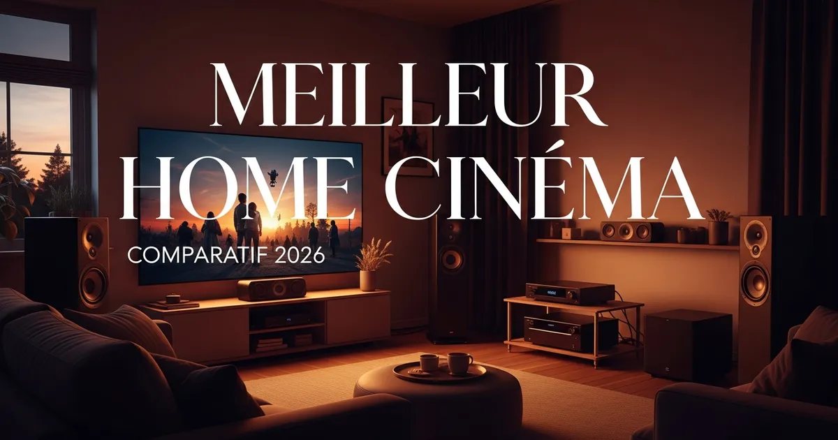 Salon équipé d’un home cinéma — comparatif Espace Tech 2026